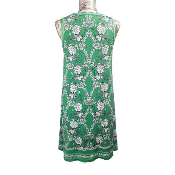 Max Studio Green Floral Sleeveless Sheath Dress - Picture 5 of 8